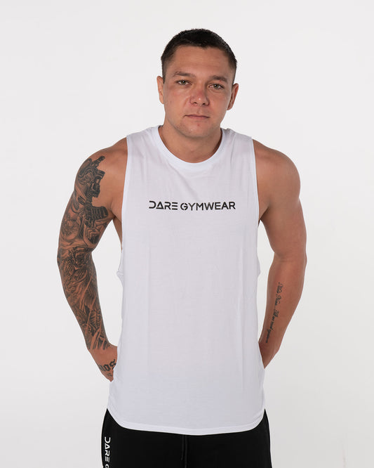 Men's Muscle Tank - White