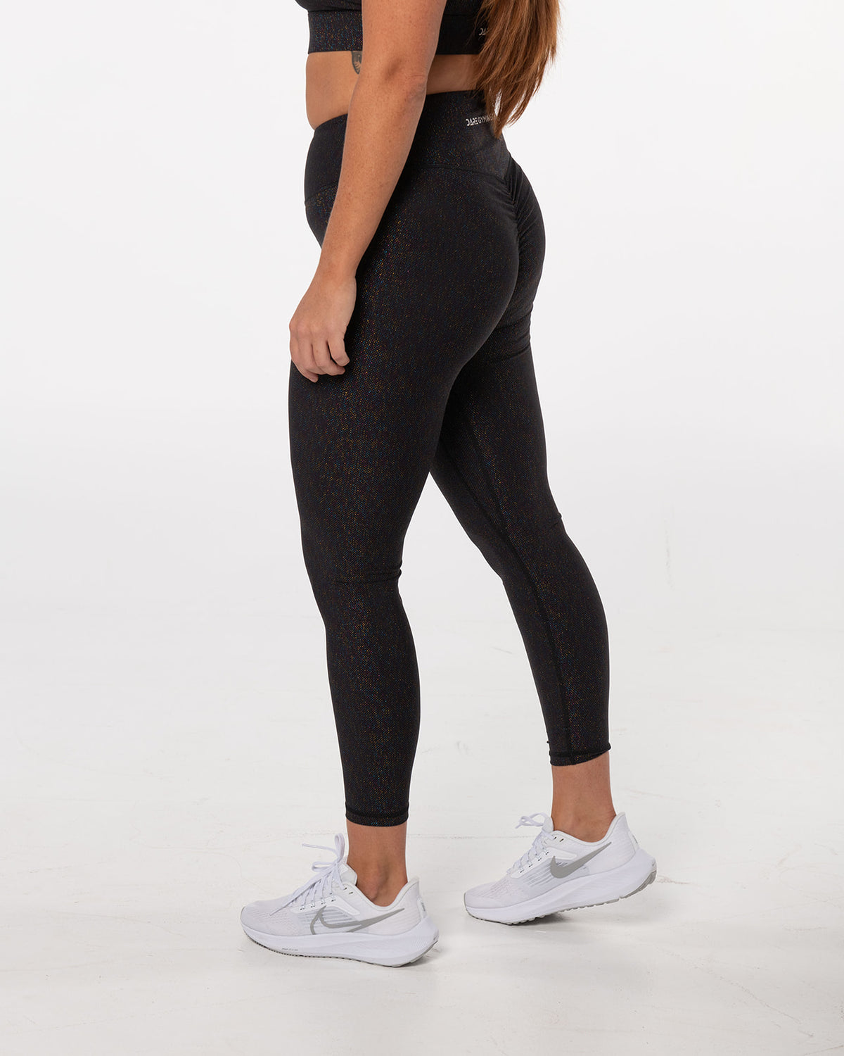 Women's High-Waisted Leggings - Black