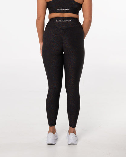 Women's High-Waisted Leggings - Black